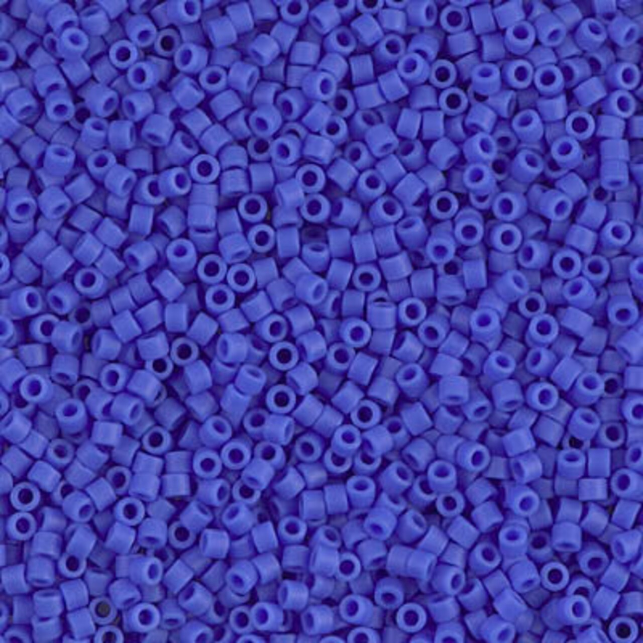 Miyuki Delica Bead 11/0, DB1588, Matte Opaque Cyan Blue, 5 grams
